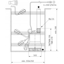 Помпа потапяща, дренажна TMW 32/8 Wilo