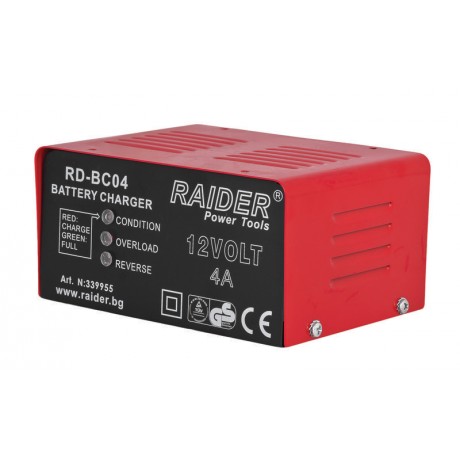 Зарядно за акумулатор RAIDER RD-BC04 /62W, 12V, 4A/