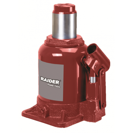 Крик хидравличен 20т нископрофилен тип „бутилка” RAIDER RD-HB20L /H185-355мм/