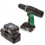 Бормашина винтоверт HiKOKI - Hitachi акумулаторна ударна 18 V, 1.5 Ah, 55 Nm, 1.5-13 мм, DV18DCL2
