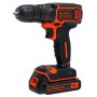 Винтоверт акумулаторен Li-Ion Black&Decker BDCDC18B /18 V, 1.5 Аh, 28 Nm/