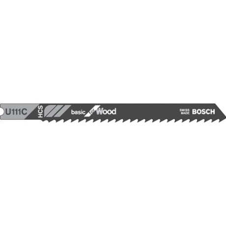 Нож за зеге HCS 3.0х67 мм, 3 броя за дърво, U 111 С Bosch