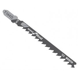 Нож за зеге Bosch с T-захват за дърво комплект 74/100 мм, 6.35-5 TPI, 5 бр., праволинейно, T 144 D-2 608 630 040