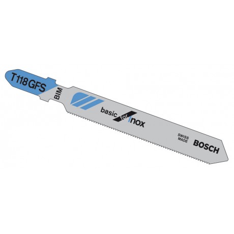 Нож за зеге BiM 0.8х58 мм, 5 броя за метал, T 118 GFS Bosch