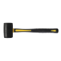 Чук гумен 0.45 кг с дръжка от фибростъкло Topmaster 240904