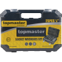 Гедоре 1/4” 25 части, 4-14 мм Topmaster 339106
