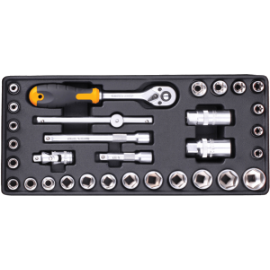 Количка за инструменти 7 чекмеджета, 220 части Topmaster 464100