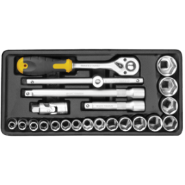 Количка за инструменти 7 чекмеджета, 220 части Topmaster 464100