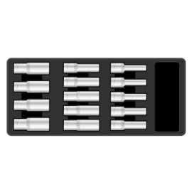 Количка за инструменти 7 чекмеджета, 220 части Topmaster 464100