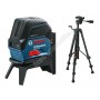 Bosch GCL 2-15, Нивелир лазерен линеен/точков 15 м, 0.3 мм/м, с тринога Bosch GCL 2-15, Нивелир лазерен линеен/точков 15 м, 0.3 мм/м, с тринога