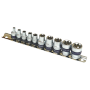 Вложки Torx 1/4”&3/8” Е4-Е18, комплект 10 броя Topmaster 330148