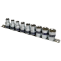 Вложки Torx 1/2” Е10-Е24, комплект 9 броя Topmaster 330150