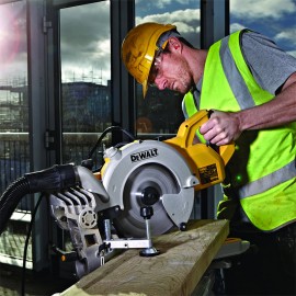 Циркуляр настолен с герунг DEWALT DWS778 /1850 W, Ø 250 мм/